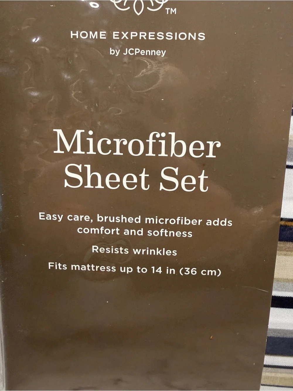 Home Expressions By JC Penney XLT Twin Microfiber Sheet Set NEW